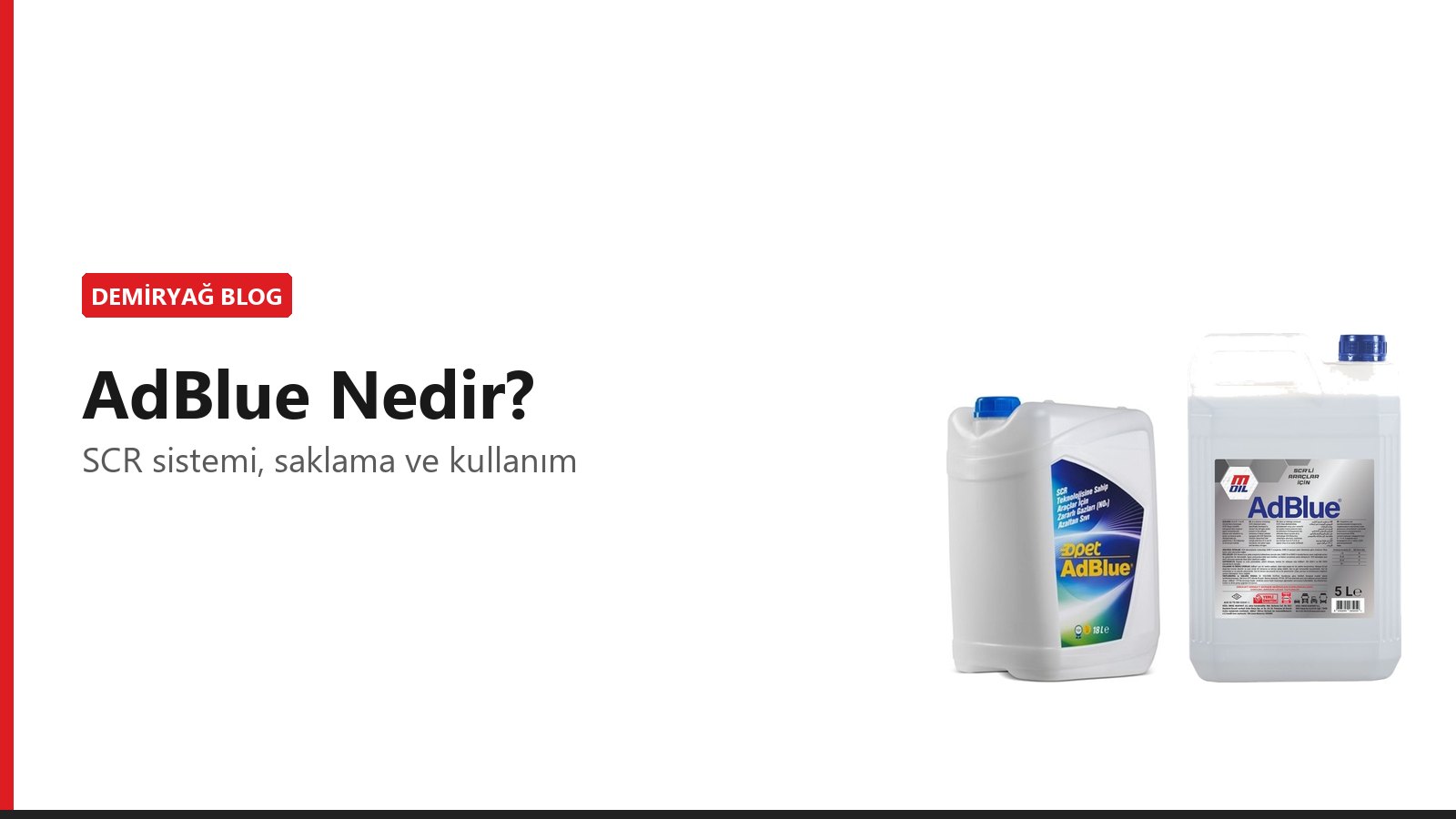 AdBlue Nedir, Nasıl Kullanılır?