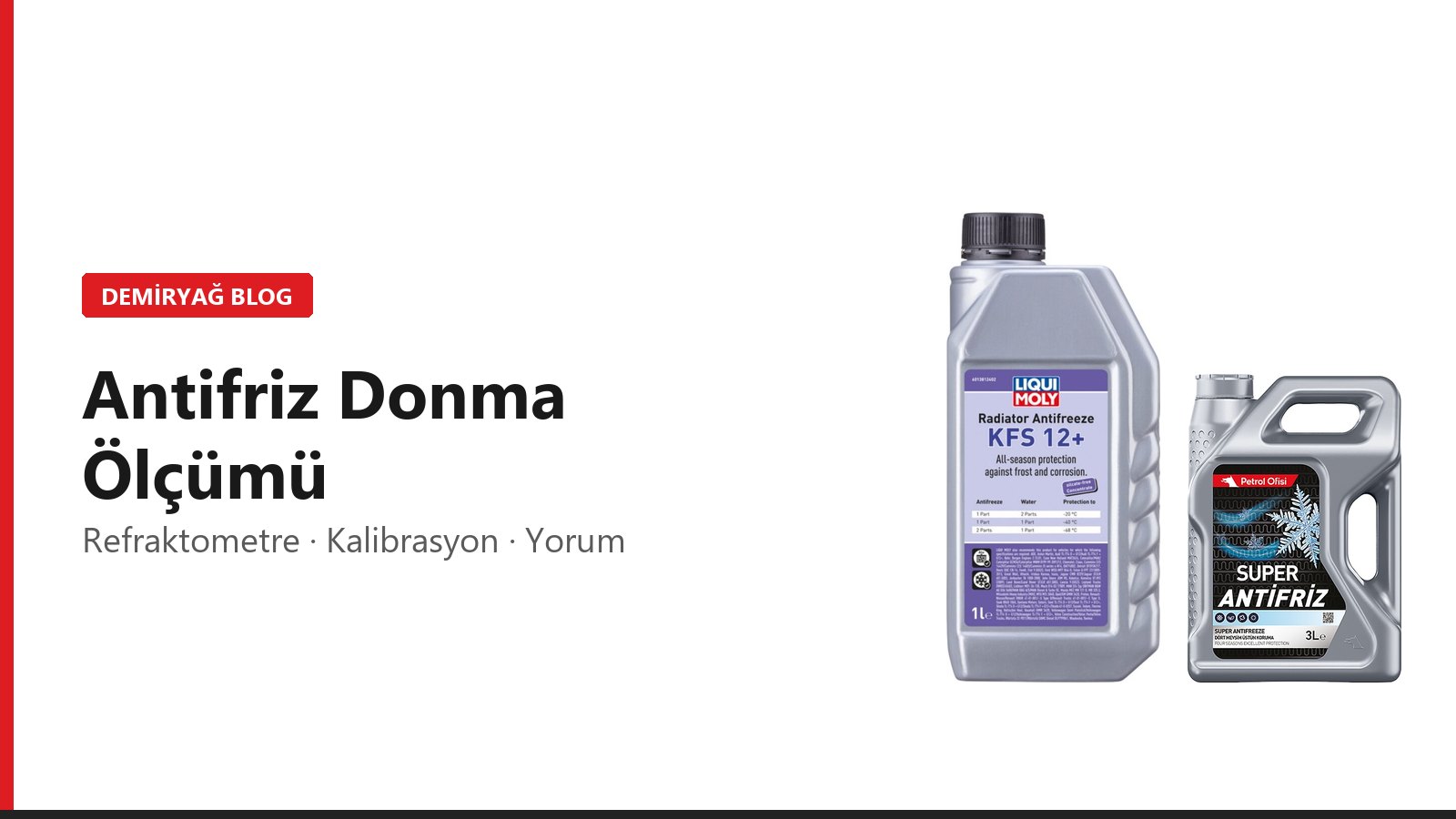 Antifriz Donma Noktası Ölçümü: Refraktometre Nasıl Kullanılır?