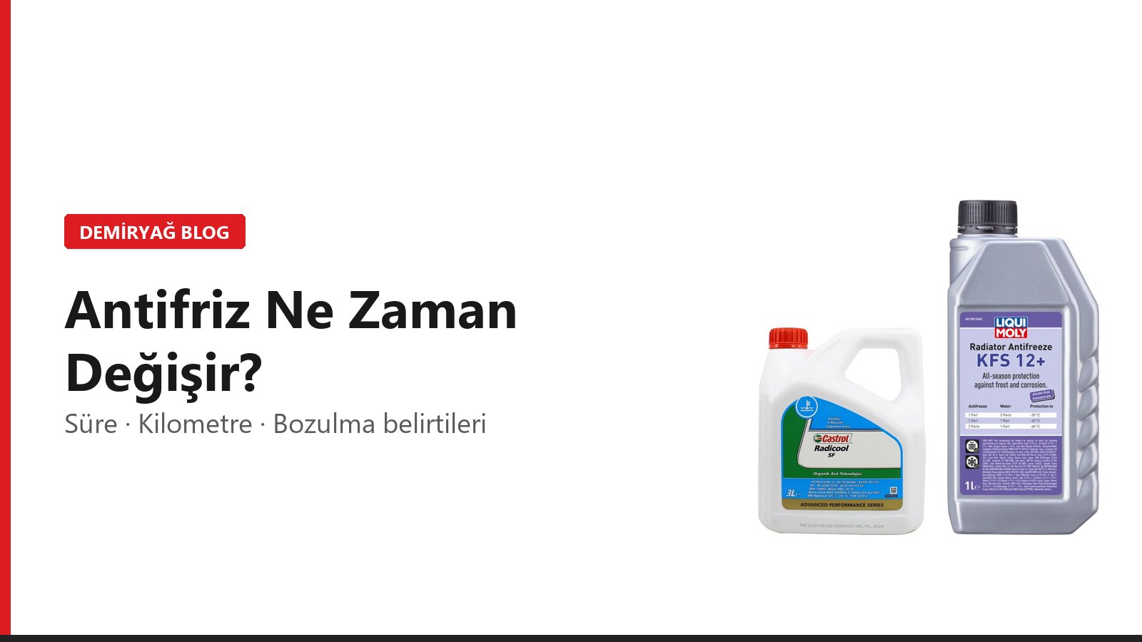 Antifriz Ne Zaman Değişir? Süre, Kilometre ve Bozulma Belirtileri