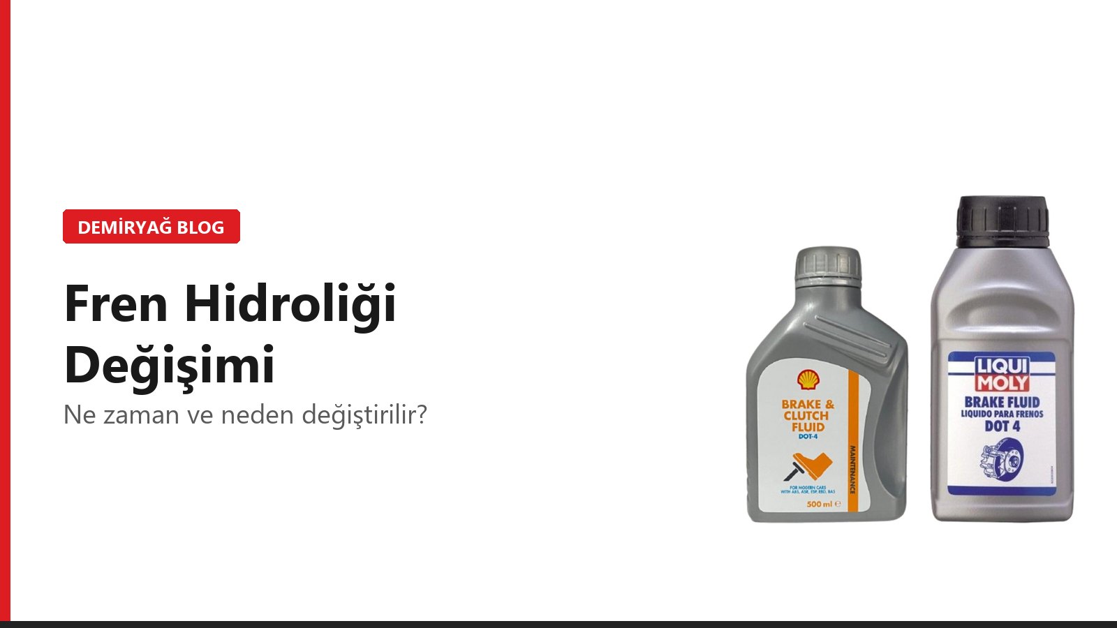 Fren Hidroliği Ne Zaman Değişir? Nem, Kaynama Noktası ve Değişim Aralığı