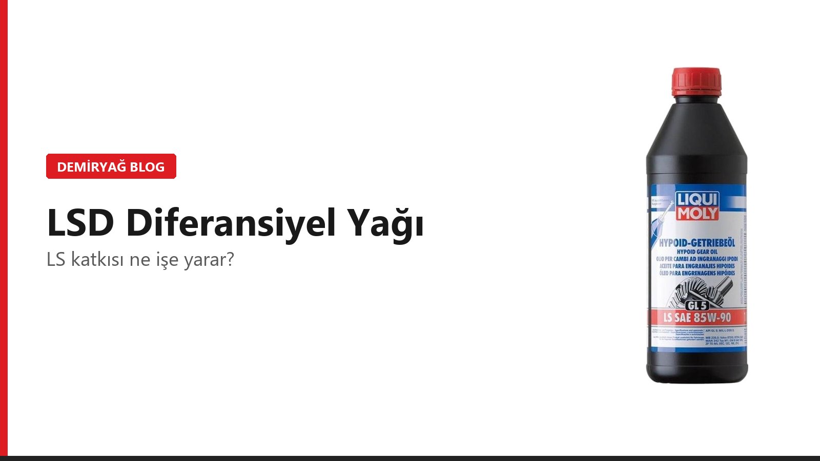 Limited Slip Diferansiyel Yağı: LS Katkısı Ne İşe Yarar?