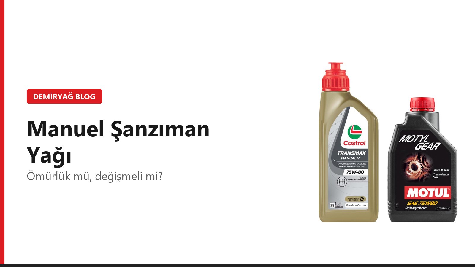 Manuel Şanzıman Yağı Değişir mi? Ömürlük Yağın Sınırları