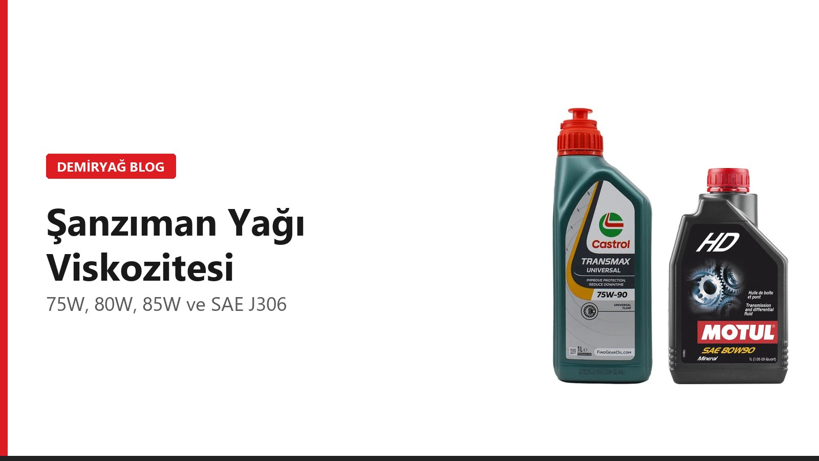 Şanzıman Yağı Viskozitesi: 75W, 80W ve 85W Ne Anlama Gelir?