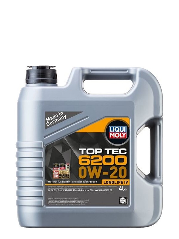 LIQUI MOLY 0W20 Motor Yağı Top Tec 6200