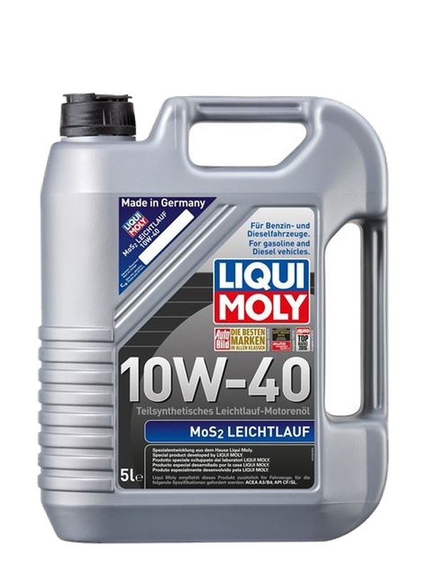 LIQUI MOLY 10W40 Motor Yağı Kısmi Sentetik MoS2'li Leichtlauf