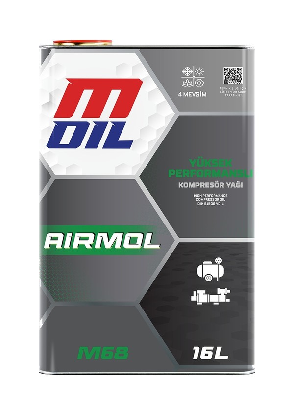 M Oil Airmol M 68 Kompresör Yağı
