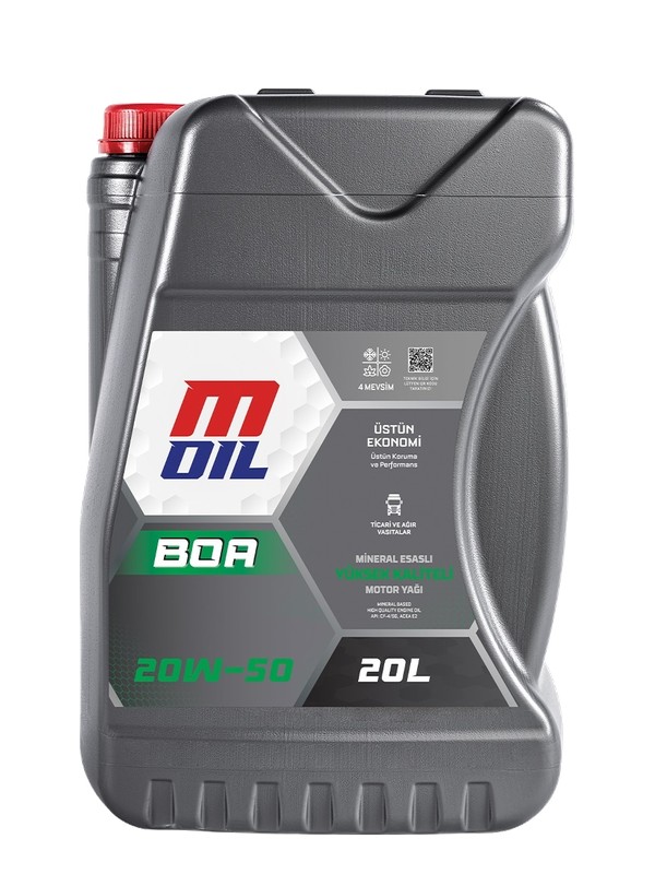 M Oil BOA 20W-50 Dizel Motor Yağı