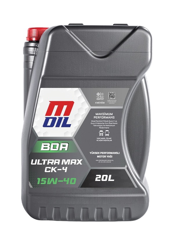 M Oil BOA Ultra Max CK-4 15W-40 Dizel Motor Yağı