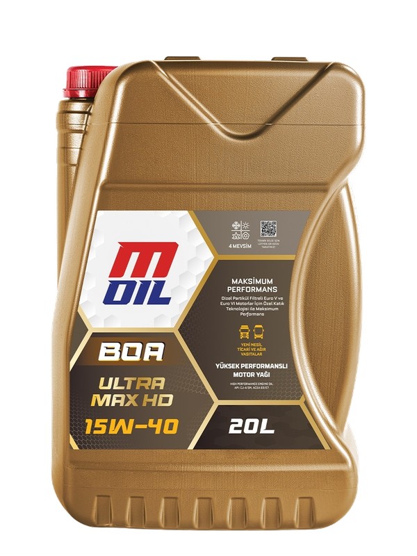 M Oil BOA Ultra Max HD 15W-40 Dizel Motor Yağı
