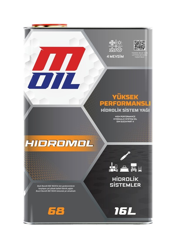 M Oil Hidromol 68 Hidrolik Yağı