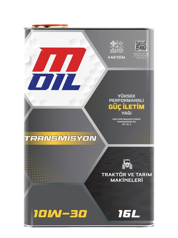 M Oil Transmisyon 10W-30 Traktör Transmisyon Yağı