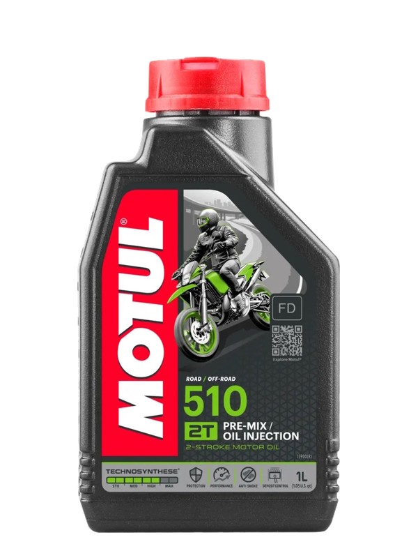 Motul 510 2T Yarı Sentetik 2 Zamanlı Motosiklet Yağı