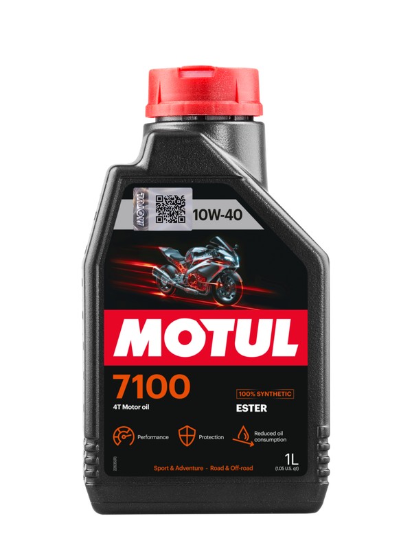 Motul 7100 10W-40 4T %100 Sentetik Ester Motosiklet Yağı