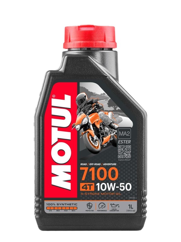Motul 7100 4T 10W-50 %100 Sentetik Ester Motosiklet Yağı