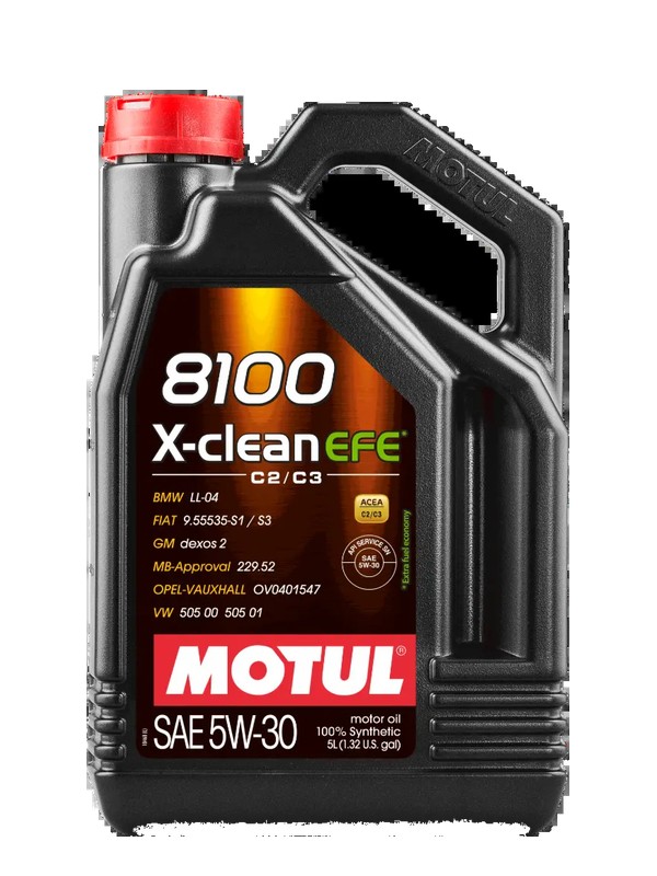 Motul 8100 X-Clean EFE 5W-30 Partiküllü Motor Yağı