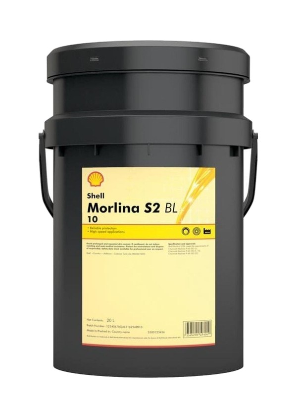 Shell Morlina S2 BL 10 Yüksek Devir İş Mili ve Yatak Yağı