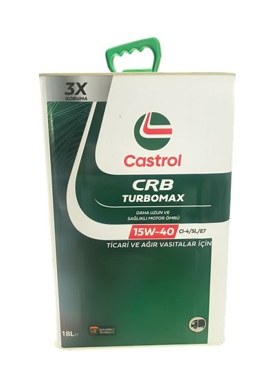Castrol CRB Turbomax 15W-40 CI-4/E7 Ağır Hizmet Dizel Motor Yağı