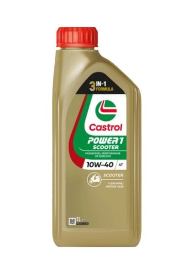 Castrol POWER1 Scooter 4T 10W-40 Motosiklet Yağı