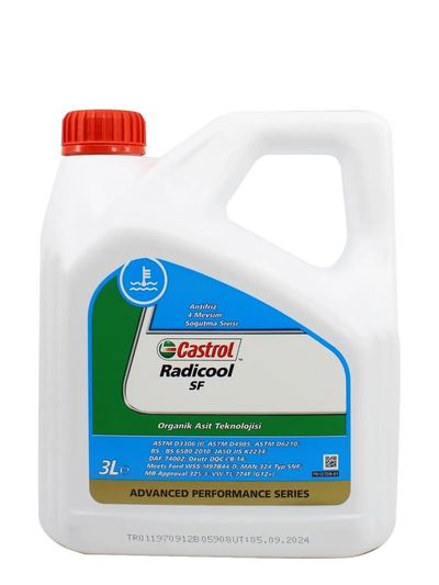 Castrol Radicool SF Organik Kırmızı Konsantre Antifriz