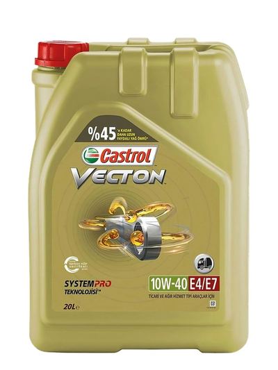 Castrol Vecton Long Drain 10W-40 E4/E7 Ağır Hizmet Dizel Motor Yağı