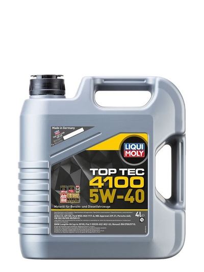 LIQUI MOLY 5W40 Motor Yağı Top Tec 4100 Tam Sentetik