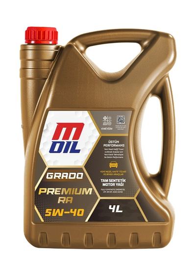 M Oil GRADO Premium RA 5W-40 Motor Yağı