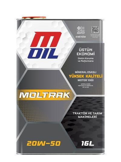 M Oil Moltrak 20W-50 Traktör Motor Yağı