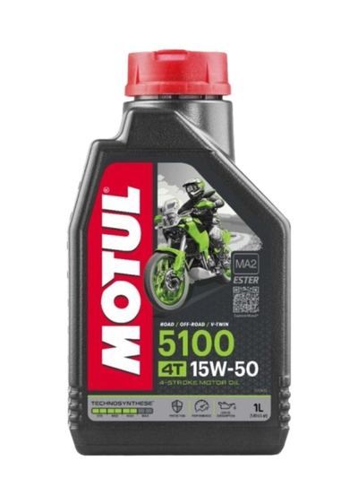 Motul 5100 4T 15W-50 Technosynthese Ester Motosiklet Yağı