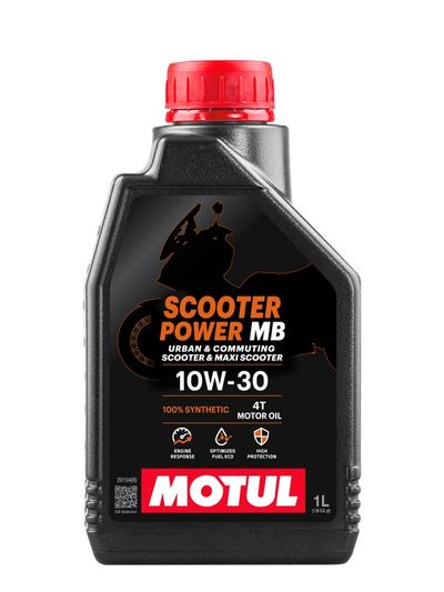 Motul Scooter Power 4T MB 10W-30 %100 Sentetik Scooter Yağı