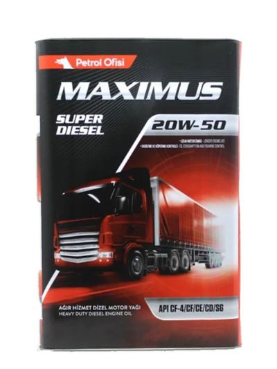 Petrol Ofisi Maximus Super Diesel 20W-50 Ağır Hizmet Dizel Motor Yağı